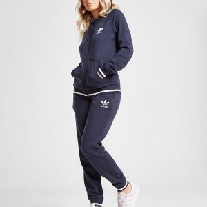 Adidas Originals Trefoil Stripe Fleece Track Pants Laivastonsininen