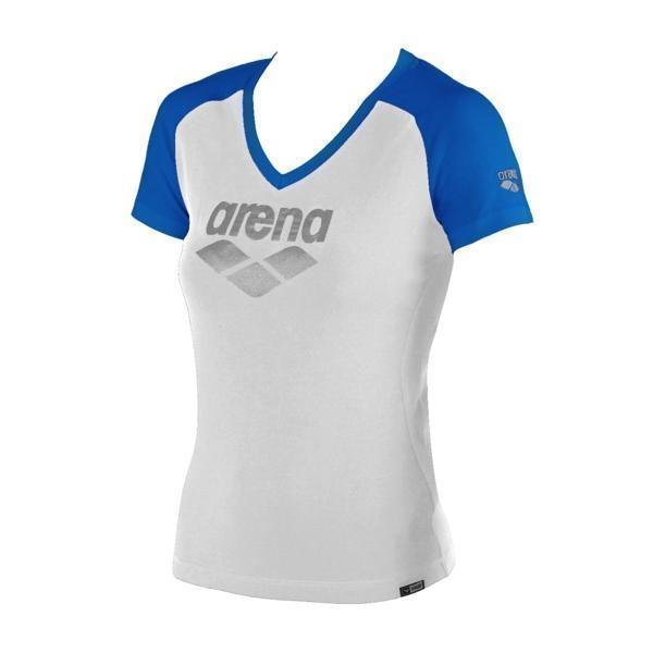 Arena Curby t-paita valk/sin M naisten