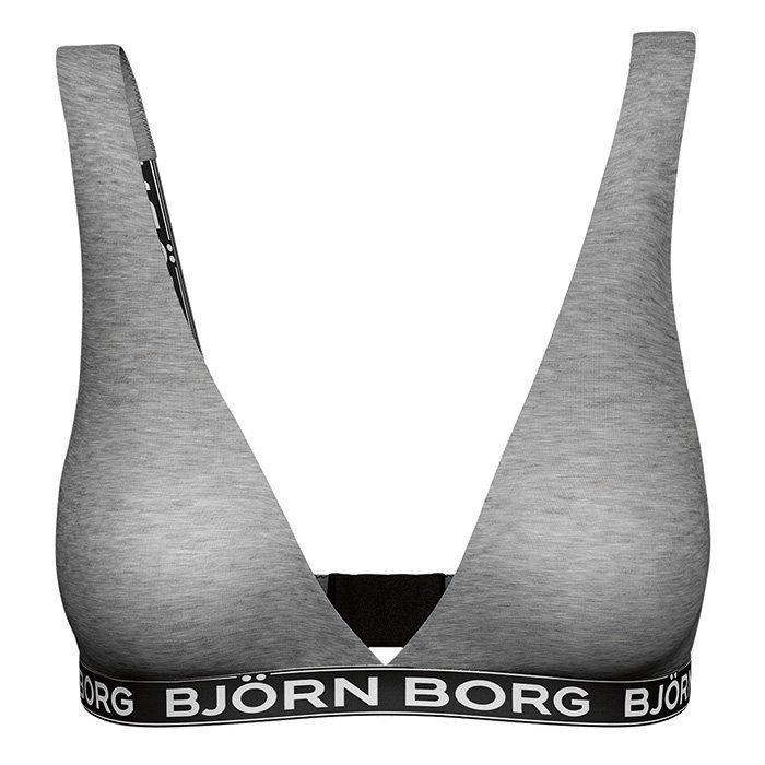 Björn Borg Iconic Cotton Bra Grey Melange M