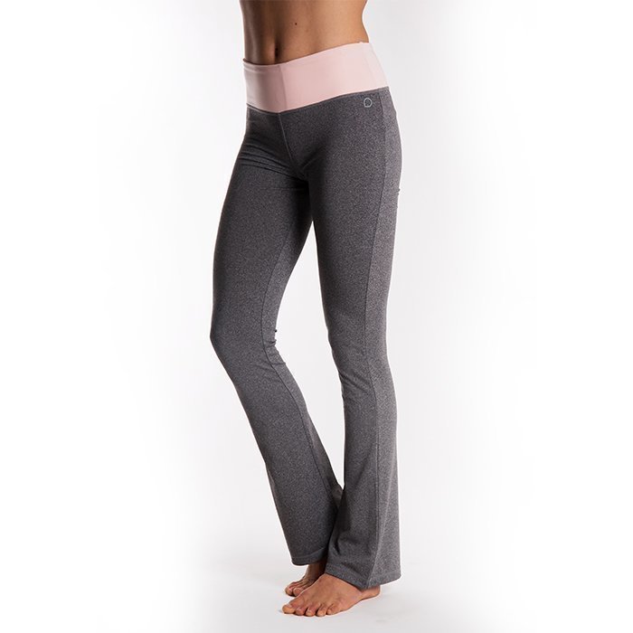 Drop of Mindfulness Queens Tights Grey Melange/Pink X-small