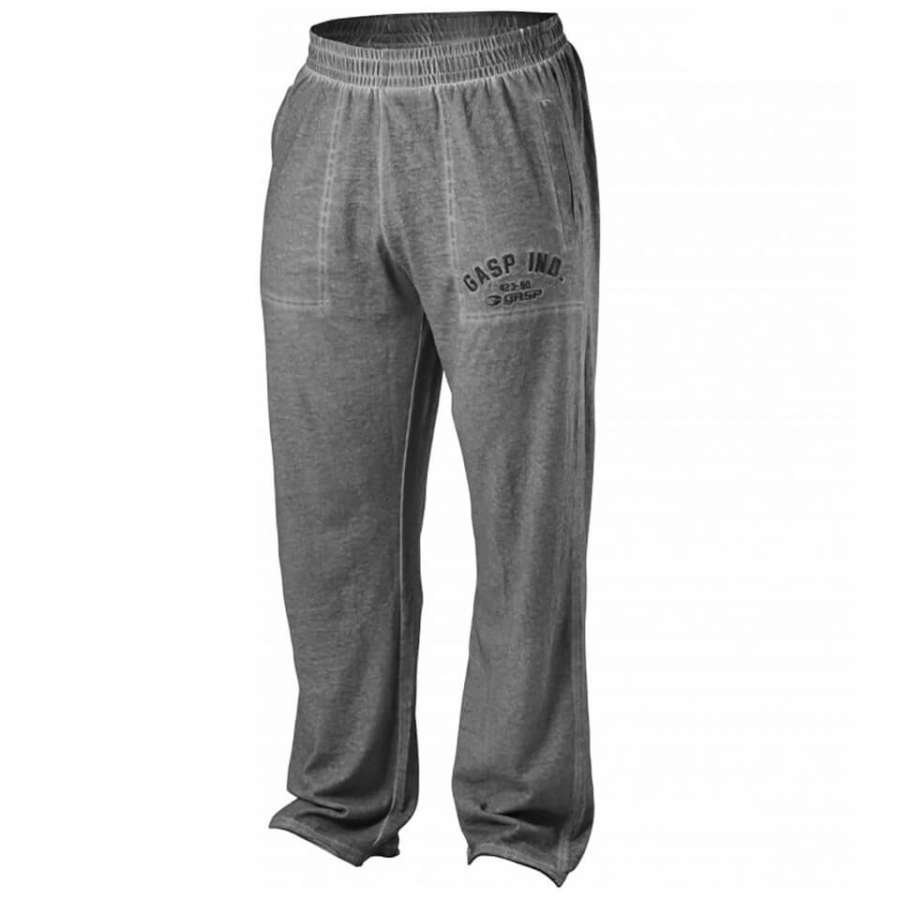 GASP Heritage Pants Grey Melange M Harmaa