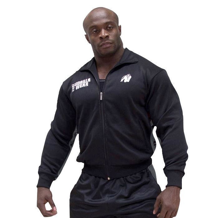 Gorilla Wear Track Jacket black/asphalt S/M
