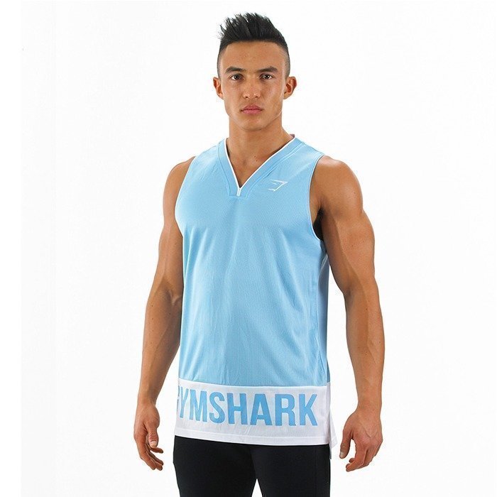 Gymshark Court Jersey Blue/White S