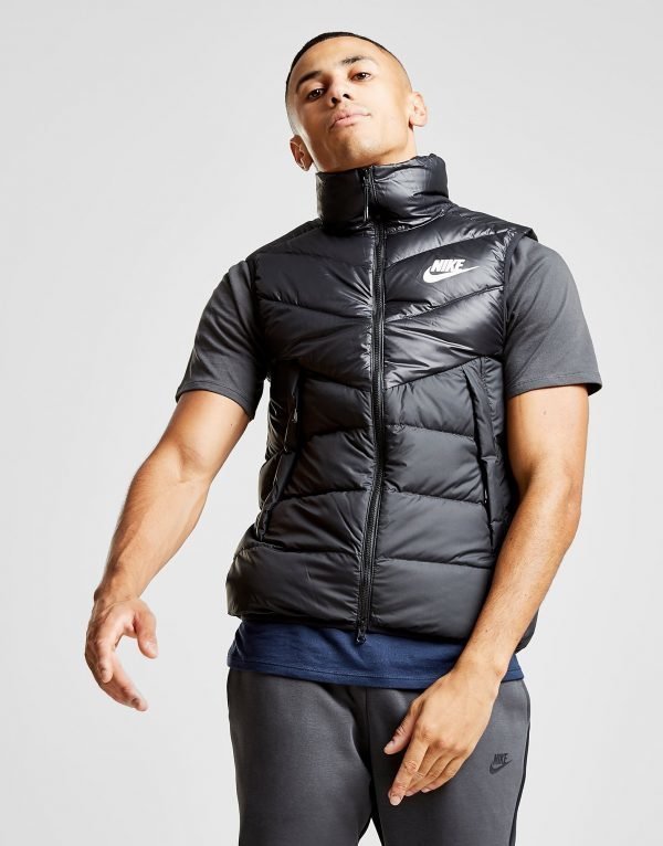 Nike Down Padded Gilet Musta