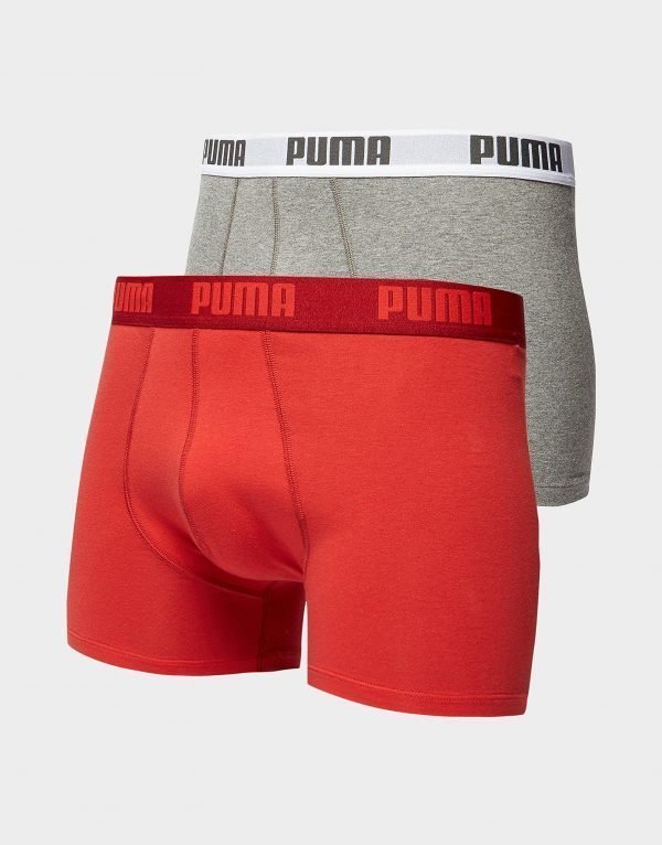 Puma 2 Pack Boxers Punainen