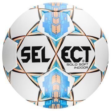 Select Jalkapallo Solo Soft Indoor Valkoinen/Sininen/Oranssi