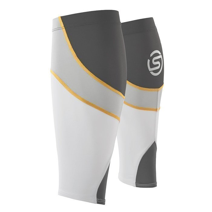 Skins Unisex Calftights MX White/Pewter XL