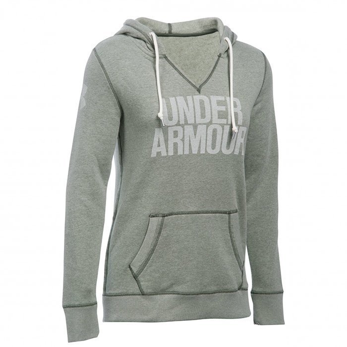 Under Armour Favorite Fleece Popover downtown green X-small