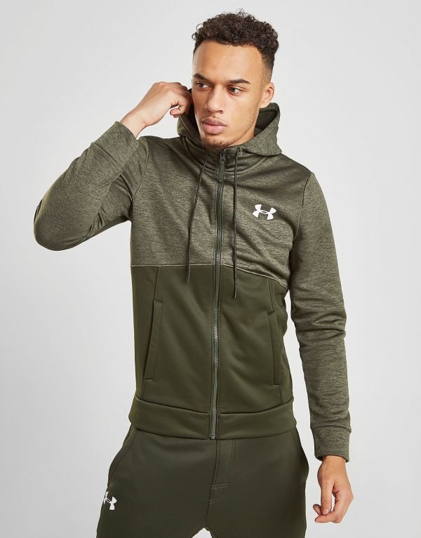 Under Armour Fleece Full Zip Hoodie Vihreä