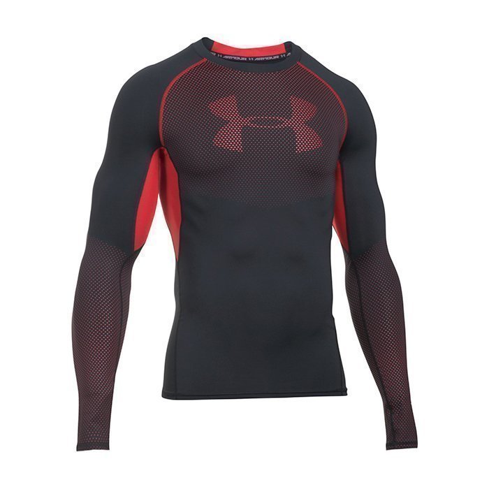 Under Armour HG Armour Graphic Longsleeve Black Large