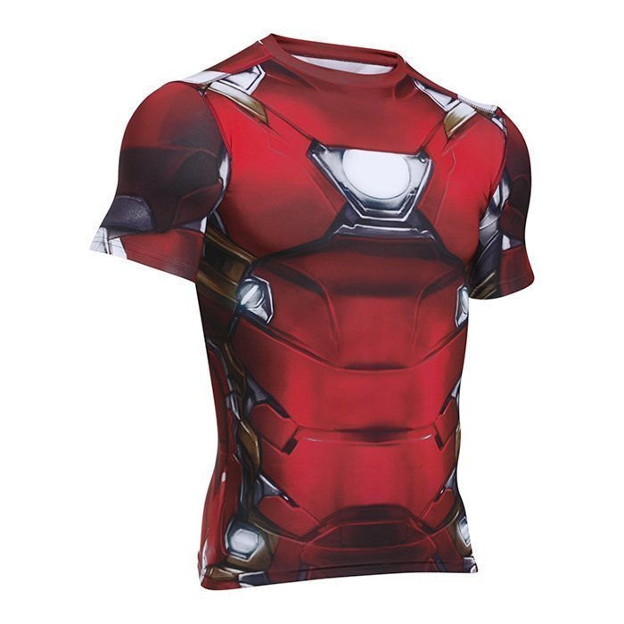 Under Armour Iron Man Suit Shortsleeve Cardinal XX-large