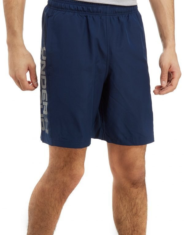 Under Armour Wordmark Shorts Sininen